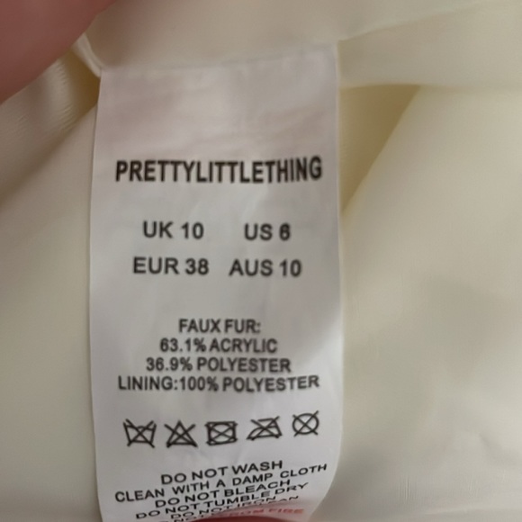 Prettylittlething Shaggy Faux Fur Jacket - Picture 11 of 11